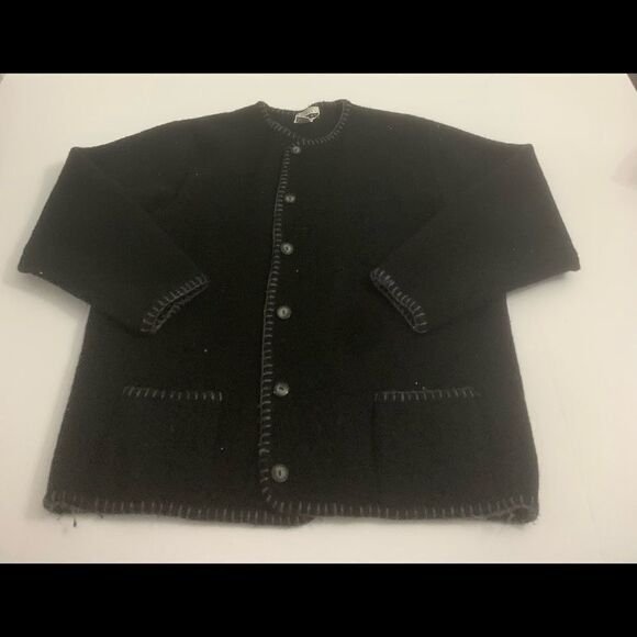 100% Wool Vintage Cardigan Sweater - Picture 2 of 8